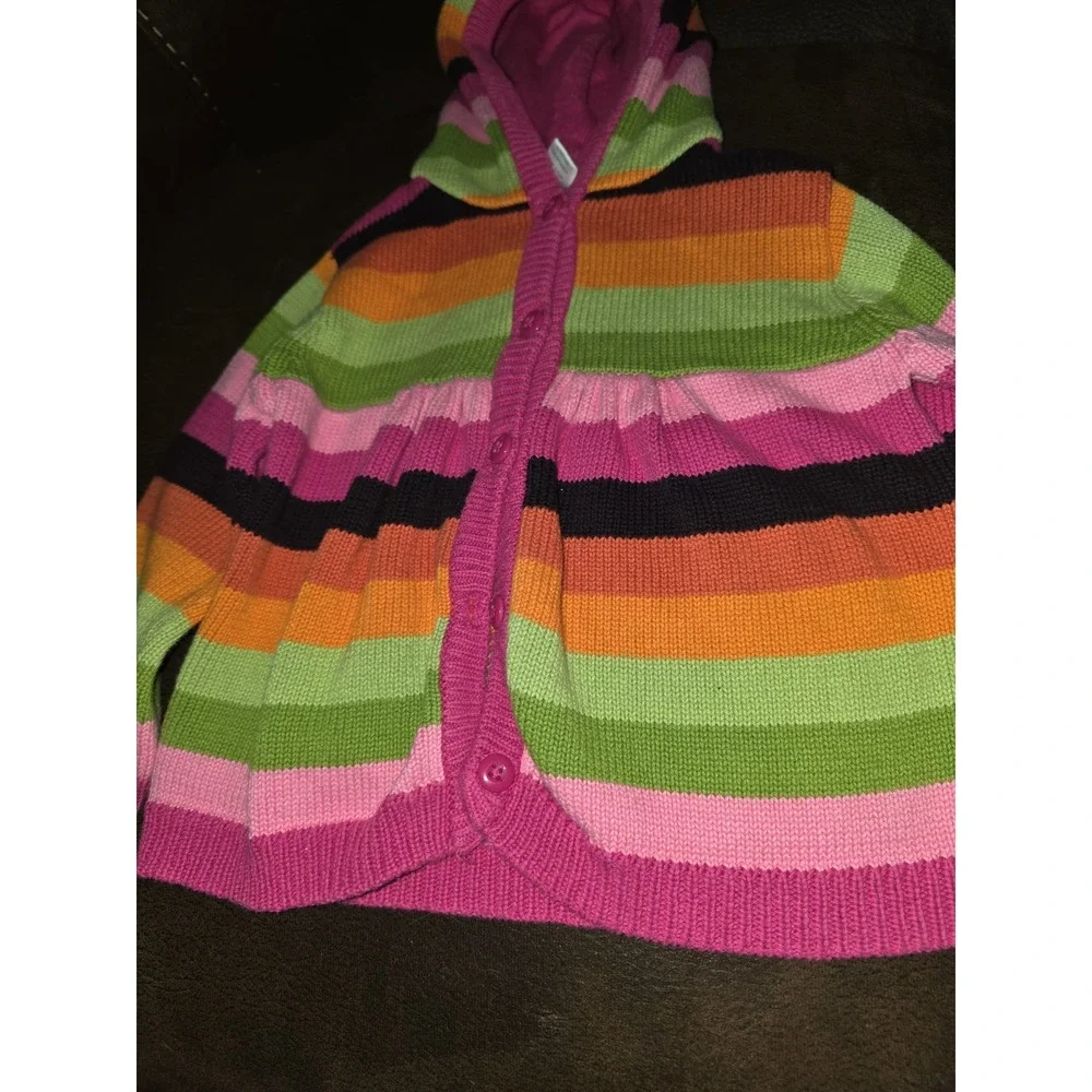 Gymboree all about buttons striped sweater size 18 24 months
